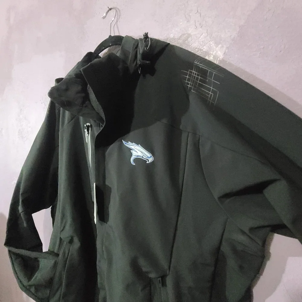 North End Sport Axis 88665 NWT Softshell Mens‎ 3XL Hooded Falcons Logo Jacket